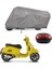 Vespa Gts 300 Arka Çanta Uyumlu Motosiklet Brandası Motor Brandası (A+ Kalite) 1