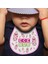 Kişiye Özel Mama Önlüğü (Pembe - Beyaz) 2 1