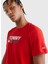 Bisiklet Yaka Baskılı Kırmızı Erkek T-Shirt DM0DM15379-XNL_TJM Corp Logo Tee 1