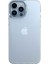 Caseworld Apple iPhone 13 Pro Max Kapak Lens Standlı Sararmaz Şeffaf Silikon Kılıf - Mavi 1