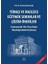 Türkçe ve Ingilizce Eğitimde Sorunlar ve Çözüm Önerlileri 1
