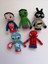 Kahramanlar Takımı Parmak Kuklaları Amigurumi Organik Oyuncak 1