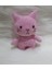 Pembe Miniş Pisi Uyku Arkadaşı Amigurumi Organik Oyuncak 2