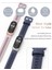 Xiaomi Mı Band Için 6/5/4/3 Silikon Kayış, Stil: Cs Case Gece Yari Mavi+Gümüz 4