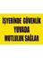 Çağ Iş Yerinde Güvenlik Yuvada Mutluluk Sağlar Kendinden Yapışkanlı Sticker 25X35 cm 1