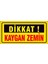 Çağ Dikkat Kaygan Zemin 3mm Dekota Uyarı Levhası 25X50 cm 1