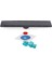 Line 6 Siyah Plain 40CM Izgaralı Duş Kanalı 1156-1034000-31 1
