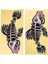 2'li Balık Iskelet Çıkartması Sticker (Yurt Dışından) 5