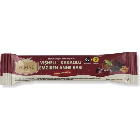 Promalt Vişneli ve Kakaolu Emziren Anne Barı 33 gr