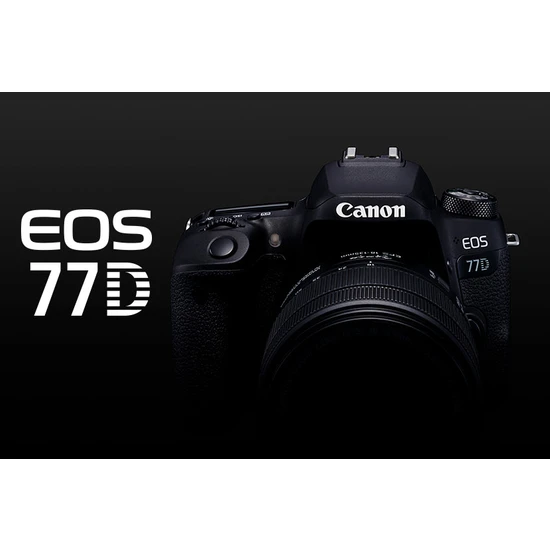 Canon Eos 77D  18-135MM Is Lens Dijital Slr Fotoğraf Makinesi