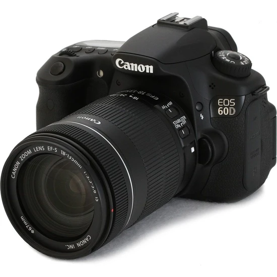 Canon Eos 60D + 18-135MM Lens Dijital Slr Fotoğraf Makinesi