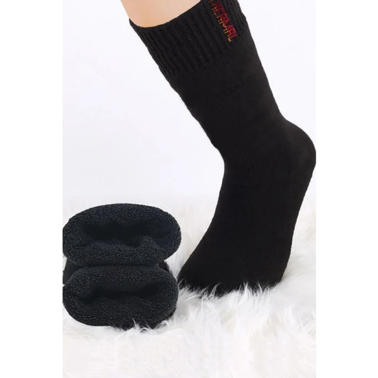 Mofiy Termal Kışlık Kalın Havlu Çorap (3'LÜ PAKET)