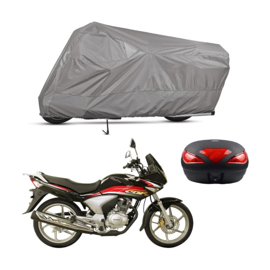 Teksin Honda Cbf 150 Arka Çanta Uyumlu Motosiklet Brandası Motor Brandası (A+ Kalite)