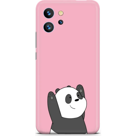 Reeder Reeder S19 Max Pro Kılıf Baskılı Silikon Kapak + Popsoket - Panda