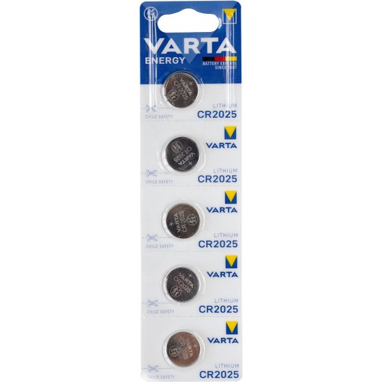 Varta CR2025 3V Lityum Pil 5'li Paket Fiyatı - Taksit Seçenekleri
