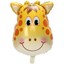 Zürafa Kafası Şekilli Süpershape Folyo Balon 55 cm 1 Adet 1