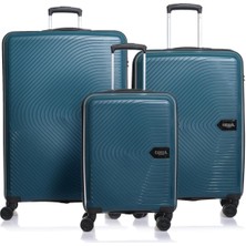 Fossil FSVLZYPP1138-SET Petrol Unisex 3 Lü Set Bavul