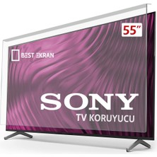Best Ekran Sony KD-55X82J Tv Ekran Koruyucu - Sony 55" Inç 139 cm Ekran Kırılmaz Koruyucu