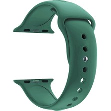 Markacase Apple Watch Seri 1 2 3 Için 38 mm Small Beden(S/m Size) Spor Silikon Kordon(54 Farklı Renk) Rock Blue