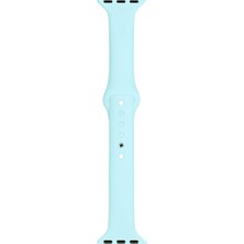 Markacase Apple Watch Seri 4 5 6 Için 40 mm Slim Silikon Kordon Sky Blue