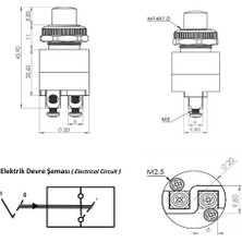 Allestock Metal Buton Klemensli - Yaylı Aç/kapat