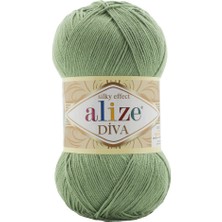 Alize Diva El Örgü Ipi Yeşil 852