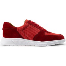 Deery Süet Kırmızı Sneaker Erkek Ayakkabı