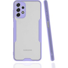 Kilifone - Galaxy A13 4g - Kılıf Kenarı Renkli Arkası Şeffaf Parfe Kapak