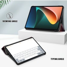 Xfashion Xiaomi Pad 5 / Xiao Mi Pad 5 Pro Için Taşınabilir Stand Tutuculu Ultra Ince Tablet Kılıfı - Mavi (Yurt Dışından)