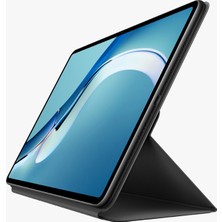 Xfashion Huawei Matepad Pro Için Katlanabilir Tpu Deri Tablet Kılıfı - Siyah (Yurt Dışından)