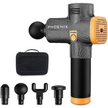 Xinhang Phoenix A2 Masaj Siyah Vücut Masajı Elektrikli 4 Kafaları Tabanca Masajı Phoenix MG55008 (Yurt Dışından)
