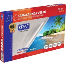 Berlin Shop Kraf Laminasyon Filmi Parlak A4 100MIC 100LÜ 2120