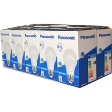 Panasonic 10'lu LED Ampul E-27 Duy Beyaz Işık 8.5 W Güç Eşdeğer 60 W Beyaz Renk