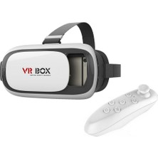 Vrbox Vr Box Bluetooth Kontrol Kumandalı 3D Sanal Gerçeklik Gözlüğü