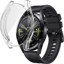 Ukscase Huawei Watch Gt 3 46MM Uyumlu Silikon Tpu Kılıf