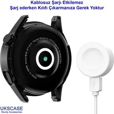 Ukscase Huawei Watch Gt 3 46MM Uyumlu Silikon Tpu Kılıf