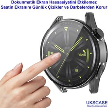 Ukscase Huawei Watch Gt 3 46MM Uyumlu Silikon Tpu Kılıf