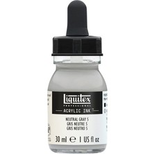 Liquitex  Professional Akrilik Mürekkep  30 ml  Neutral Gray 5 599