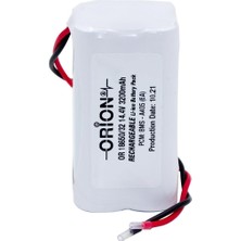 Orion 14.4V 18650 Li-On 3200 Mah Robot Süpürge Bataryası 2'li Kablo Soketsiz