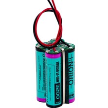 Orion 14.4V 18650 Li-On 3200 Mah Robot Süpürge Bataryası 2'li Kablo Soketsiz