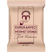 Mehmet Efendi Kurukahveci Türk Kahvesi 100 gr (75’li Set) (25'li x 3 Koli)