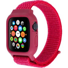 Ally Apple Watch 6-Se-5-4 44MM - 3-2-1 42MM Kayış Kordon Kılıf Silikon