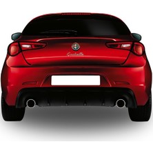 MKG Alfa Romeo Guilietta Sport Difüzör Piona Black 2010 ve Üzeri Sağ Sol Tek Egzoz Çıkışlı