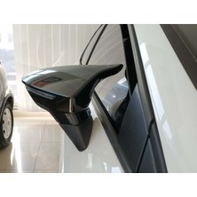 Hasakman Seat Leon Mk3 Batman Yarasa Ayna Kapağı Piano Black 2012 2013 2014 2015 2016 2017 2018 2019 2020