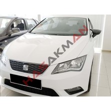 Hasakman Seat Leon Mk3 Batman Yarasa Ayna Kapağı Piano Black 2012 2013 2014 2015 2016 2017 2018 2019 2020