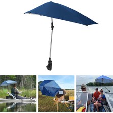 Homyl Yaz Sandalye Golf Hiking İçin Katlanabilir Ayarlanabilir Şemsiye Parasol Gölgelik (Yurt Dışından)