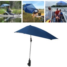 Homyl Yaz Sandalye Golf Hiking İçin Katlanabilir Ayarlanabilir Şemsiye Parasol Gölgelik (Yurt Dışından)