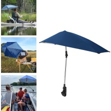 Homyl Yaz Sandalye Golf Hiking İçin Katlanabilir Ayarlanabilir Şemsiye Parasol Gölgelik (Yurt Dışından)
