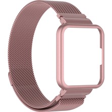 TopOne Ultra Ince Metal Kayış Milan Paslanmaz Çelik Hasır Yüzük Manyetik Toka Kayış Redmi Watch2/horloge 2 Için (Yurt Dışından)