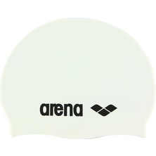 Arena Classic Silicone Unisex Beyaz Yüzücü Bone